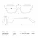 HARLEM — Quartz Frame / UV400 Clear Lens / Safety Glasses