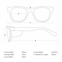 RIVAL — Quartz Frame / UV400 Clear Lens / Safety Glasses